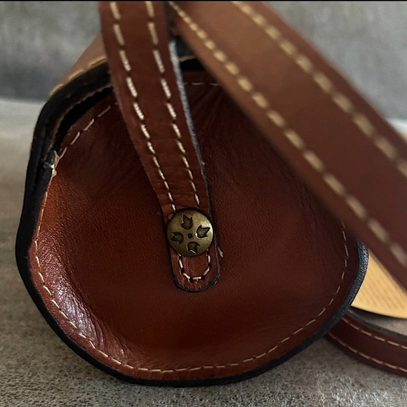 Patricia Nash Brown Leather Crossbody Bag - Picture 3 of 8